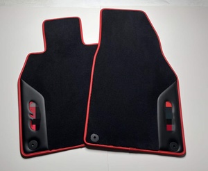 <span class=keywords><strong>Tappetino</strong></span> Interno in Pelle di Lusso Ricamato Personalizzato per Porsche, Accetta Loghi Personalizzati - Product Image 5