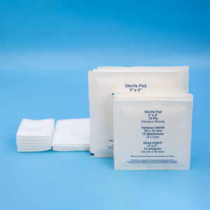ضمادات قطنية طبية معقمة غير منسوجة للأسنان من الشركات المصنعة المحترفة، مقاسات 2×2 و3×3 و<span class=keywords><strong>4</strong></span>×<span class=keywords><strong>4</strong></span> و5×5 - Product Image 2