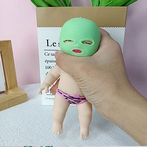 Jouet anti-stress TPR adorable pour enfants, nouvelle conception, mini poupée endormie Sandy, jouet à presser, vente chaude 2024 - Product Image 2