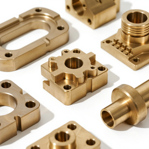 Tùy chỉnh các thành phần gia công <span class=keywords><strong>CNC</strong></span> các bộ phận đồng thau kim loại knuckles tấm đồng chế tạo đồng đồng quay gia công dịch vụ - Product Image 1