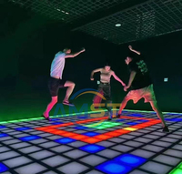 Mega Grid Game, Baldosas LED para Piso, 30x30, IP65, Control DMX512, Área de Juego Interactiva para Niños, Escenario para Fiestas, Acero Inoxidable