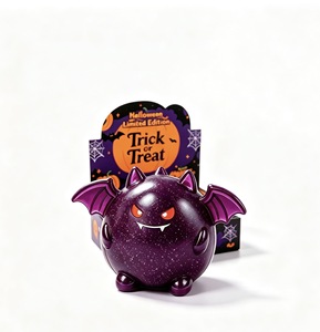 Cadeau Boîte Mystère Halloween : Jouet Squishy Sensoriel à Remontée Lente, Anti-stress, Farceur, Motifs Fantôme, Chauve-souris, Citrouille, Rempli de Maltose - Product Image 5