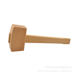 Marteau en bois de hêtre, outil artisanal, petit marteau en bois pour bricolage à domicile - Product Image 5