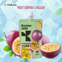 Fabricant de sachets de gelée de konjac aux fruits de la passion Keto compatible avec les diabétiques Gelée de shirataki sans gras à la vitamine C