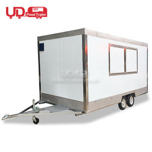 Hot Sale Fast Food Trailer Street Mobile Kitchen Catering Trailer <strong>UK</strong> Fully Equipped Taco Food Trucks BBQ - Product Image 4