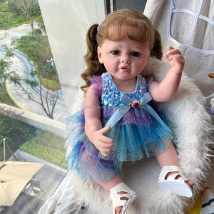 Reborn poupées enfant en bas âge fille à la main <span class=keywords><strong>Betty</strong></span> jouet pour enfants Reborn tout-petits poupées 3D peau Visible veines Reborn bébé poupée cheveux enracinés - Product Image 3