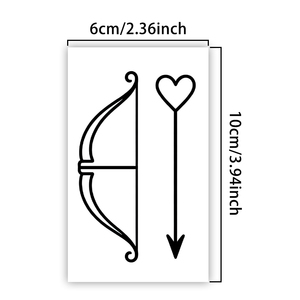 <span class=keywords><strong>รอย</strong></span><span class=keywords><strong>สัก</strong></span>ชั่วคราวรูปหัวใจพร้อมลูก<span class=keywords><strong>ศร</strong></span> <span class=keywords><strong>รอย</strong></span><span class=keywords><strong>สัก</strong></span>กึ่งถาวรแบบสร้างสรรค์ กันน้ำ ติดทนนาน 2 สัปดาห์ <span class=keywords><strong>รอย</strong></span><span class=keywords><strong>สัก</strong></span>สมุนไพรสำหรับแขนและไหล่ - Product Image 2