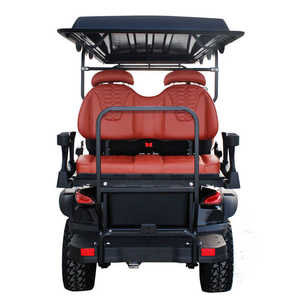 Voiturette de golf à propulsion arrière, équipée d'un chariot de rangement, pour 3-4 places, moteur 3500W-7500W, batterie au plomb-acide/au lithium - Product Image 4