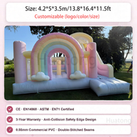 Château gonflable combiné pour enfants en PVC avec toboggan, château gonflable pour enfants à louer