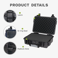 Boîte de rangement pour cartes de sport de collection de 347 * 270 * 119 mm, étanche, étui OEM, étuis pour outils de vol