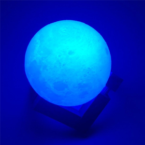 Hot Selling Warm and Cool White Dimmable Touch Control Moon Light Lamp Night Light PVC LED Night Lights - Product Image 2