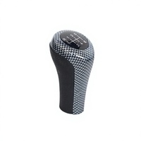 Poignée de levier de vitesses manuelle 5/6 vitesses en fibre de carbone pour BMW E46 E53 E30 E60 E61 E63 E65 E81 E82 E83 E84 E87 E90 E91 E92 X1 X3 X5