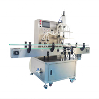 Machine de remplissage automatique à pompe magnétique à 4 buses, pâte liquide à grande vitesse, crème, alcool, liquide, huile essentielle