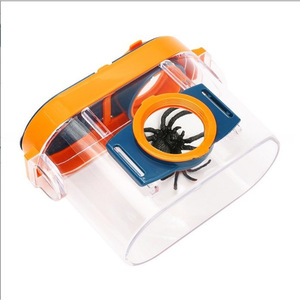 Lupa educativa para niños, juguete para exploración en el aula y al aire libre, caja de plástico con doble lente para observación de insectos - Product Image 2