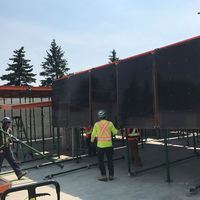 Coffrage en acier et alliage d'aluminium au design moderne avec contreplaqué en bambou pour la construction en béton - Haute résistance, taille réglable