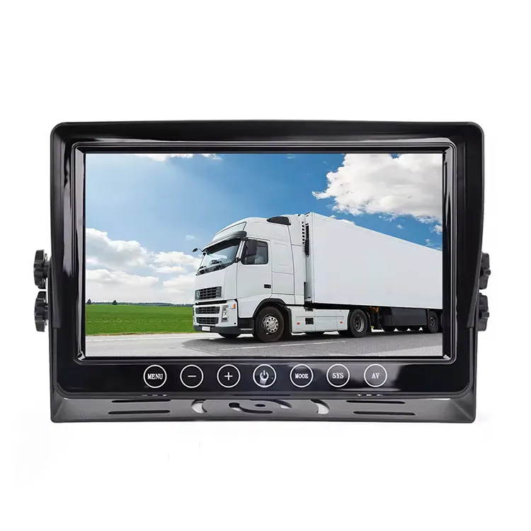 Hot Selling 9 Inch Full Screen Lcd Auto Monitor Ahd 1080P Pal/Ntsc Systeem Reverse Camera Parking Sensor Gekleurde Video