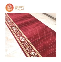Tapis de prière musulman mural, rouleau de tapis de prière pour mosquée, karpet masjid
