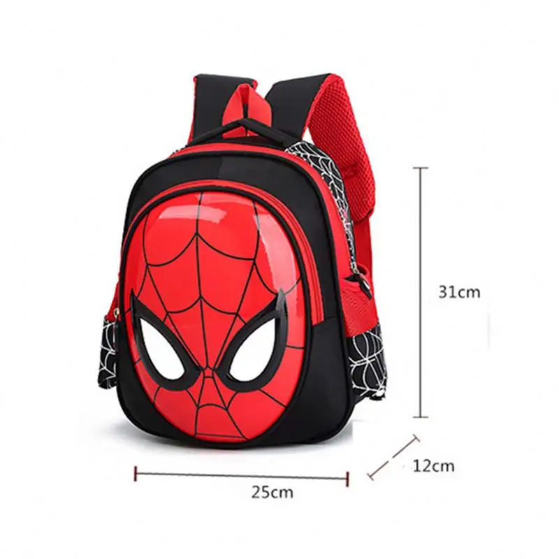 waterproof 3D Cartoon polyester cloth kids cheap school bag kindergarten boy student backpack