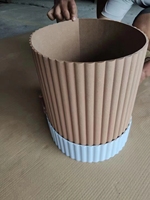 Panneau MDF flexible à ondulations 3D en placage de chêne, panneau MDF côtelé flexible pour la décoration intérieure des portes d'armoires et des murs