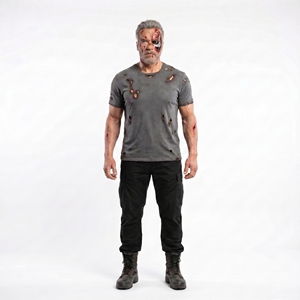 Figura de Cera de Silicona de <span class=keywords><strong>Arnold</strong></span> Schwarzenegger, T-800 Pops, Tamaño Real |   Personalización Directa de Fábrica para Parques Temáticos y Museos - Product Image 3