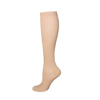 Chaussettes de compression graduée pour le sport, le cyclisme, la randonnée, la circulation, le meilleur soutien, couleur unie, blanc, noir, compression