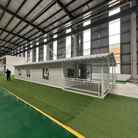 Maison conteneur extensible à installation rapide, panneaux respirants, design moderne, marque CCS, pour bureaux, hôtels et bâtiments commerciaux