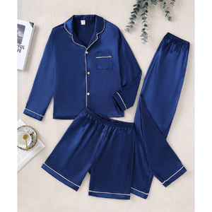 Customizable Women Pajamas Organic Cotton Breathable Sleepwear Long Sleeve Set OEM ODM Vietnam Manufacturer Production Service - Product Image 4