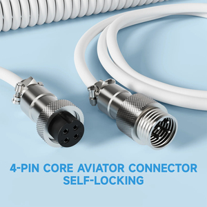 <span class=keywords><strong>C</strong></span>âble de clavier de jeu ATTACK SHARK C01Ultra Custom Aviator <span class=keywords><strong>Cable</strong></span> TPU RGB lumineux <span class=keywords><strong>USB</strong></span>-<span class=keywords><strong>C</strong></span> pour clavier magnétique 8KHz - Product Image 6