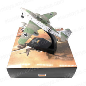 Modèle d'<span class=keywords><strong>avion</strong></span> à réaction en métal moulé sous pression 1/72 Me-262, <span class=keywords><strong>bombardier</strong></span> allemand pour collectionneurs et exposition, jouet en alliage - Product Image 6