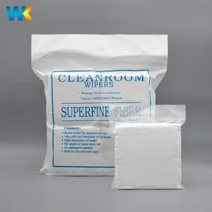 4*4 Inch 100% Polyester Dust-free Microfiber Glasses Cleaning Cloth Anti-static Clean Room Wiper