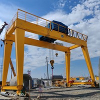 Grue à portique à double poutre pour levage industriel 10 tonnes 30 tonnes Équipement industriel