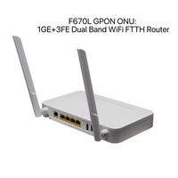 Routeur GPON ONU ZXHN F670L d'occasion JUQU |   Wi-Fi double bande 2,4G/5G |   4GE+1Tel+1USB |   Modem FTTH GPON pour haut débit