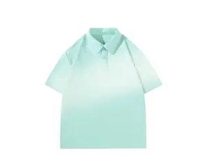 Custom Solid Color Base Loose Casual Short-Sleeved Polo Shirt