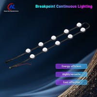 Pengontrol DC12V DMX512 Sumber Cahaya Pixel untuk Dekorasi Bangunan Jembatan Taman Bertema Lanskap Sumber Cahaya Titik LED