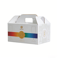Boîte cadeau pour vin personnalisée en carton ondulé imperméable et recyclable pour 6, 8 ou 12 bouteilles avec inserts de séparation pour un transport sécurisé