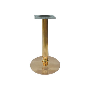 Baidu <b>Table</b> <b>Legs</b> Titanium Gold Round Base Durable Light Luxury Style For Dining <b>Table</b> - Product Image 4
