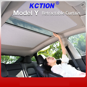 Parasol Retráctil para Coche Tesla, Protector Solar Magnético UV, Protector Solar para Techo, Accesorios Personalizados OEM - Product Image 3
