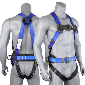 ชุดสายรัดนิรภัยแบบเต็มตัวความแข็งแรงสูงสำหรับป้องกันการตก ชุดสายรัดนิรภัยแบบปรับได้ 5 จุดสำหรับงานก่อสร้างและการกู้ภัย - Product Image 2