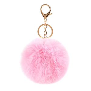 8/10cm <span class=keywords><strong>Pompon</strong></span> Porte-clés Femme Boule <span class=keywords><strong>de</strong></span> <span class=keywords><strong>Laine</strong></span> Colorée Autodéfense Porte-clés Accessoires - Product Image 6