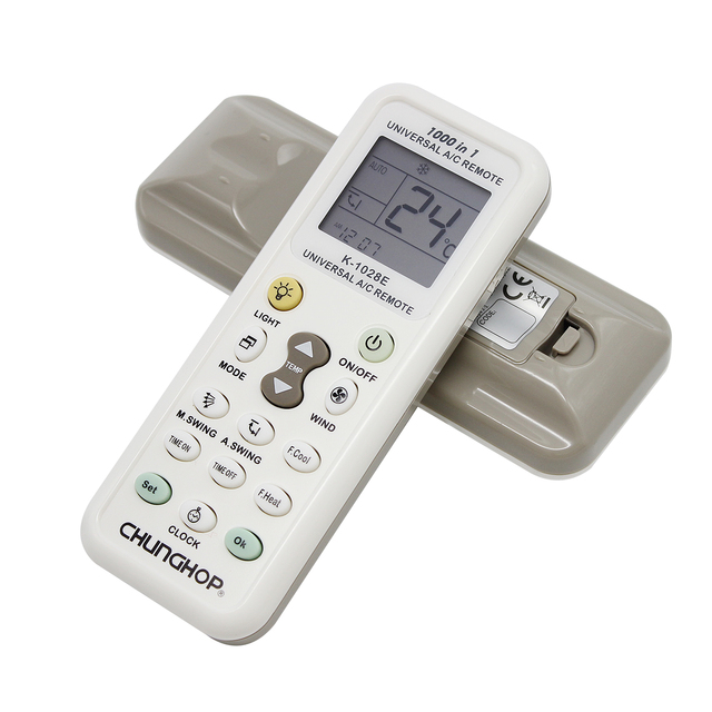 1000 in 1 K-1028E for CHUNGHOP Universal Wireless Remote Control AC Digital LCD Remote Control for Air Conditioner
