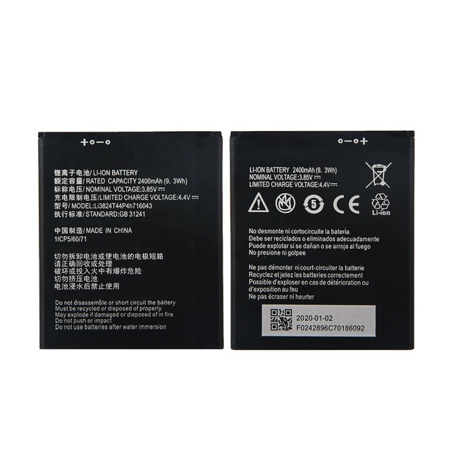 Wholesale Price for Mobile Phone Battery Li3824T44P4h716043 2400mAh Replacement Batteries Parts for ZTE Blade A520 A521 BA520