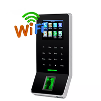 Cerradura de Puerta Biométrica con Huella Dactilar y Wi-Fi ZK F22, Control de Acceso Inteligente, Lector de Asistencia con Software Gratuito