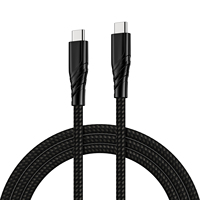 Câble USB 3.2 Gen2 Type-C vers Type-C avec E-Marker, PD 240W 20V 5A, charge rapide, transfert de données 20 Gbps, prise en charge de l'affichage 4K
