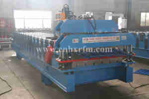 tr4 836 Double Layer Roof Roll <strong>Forming</strong> <strong>Machine</strong> Panel Production <strong>CNC</strong> Folding Roof <strong>Tile</strong> Making Double Layer Roof Sheet <strong>Machine</strong> - Product Image 2
