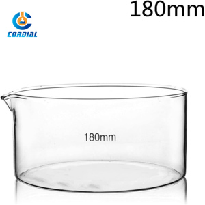 La plaque de cristal de verrerie de laboratoire de haute qualité la plus vendue plaque de cristal de 90mm avec bec en verre <span class=keywords><strong>Borro</strong></span> 3.3 - Product Image 5