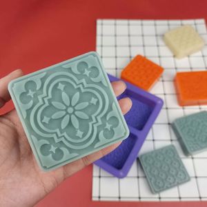 Reusable 4 Cavity Silicone Soap <b>Mold</b> Non-Stick Handmade Soap Making <b>Molds</b> for DIY Crafts <b>Candles</b> - Product Image 4