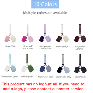 Tasarımcı lüks moda çift bilek cüzdan sikke çanta Lulu çift kılıfı limon bileklik anahtarlık bilezik kartlıklı cüzdan - Product Image 5