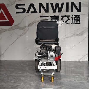 Nouvelle Arrivée : Machine <span class=keywords><strong>de</strong></span> Marquage <span class=keywords><strong>Routier</strong></span> Autoportée Honda 6.5HP avec Pompe Hydraulique et Booster - Product Image 3