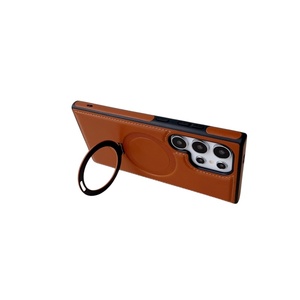 Couverture arrière en cuir PU avec support anneau de <span class=keywords><strong>chargeur</strong></span> <span class=keywords><strong>sans</strong></span> <span class=keywords><strong>fil</strong></span> magnétique <span class=keywords><strong>pour</strong></span> <span class=keywords><strong>Samsung</strong></span> S25 S24 <span class=keywords><strong>pour</strong></span> <span class=keywords><strong>Samsung</strong></span> A05s A35 A55 5G coque de téléphone - Product Image 2
