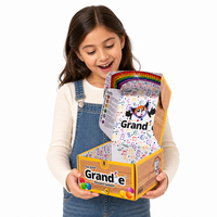 Emballages cadeaux pour enfants en papier ondulé mat, écologiques, biodégradables, réutilisables, impression personnalisée de haute qualité